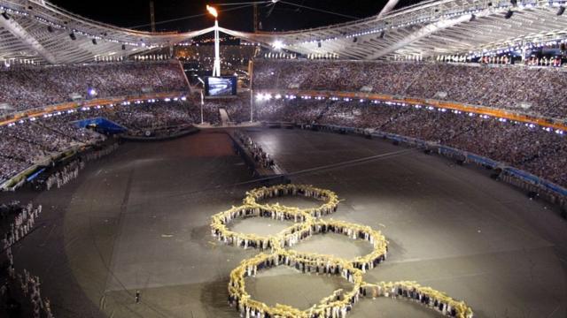 Cerimônia de encerramento dos Jogos de 2004 em Atenas