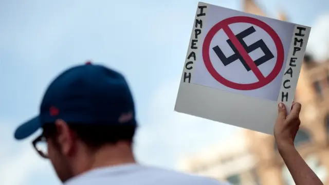 акция протеста 13 августа в Нью-Йорке