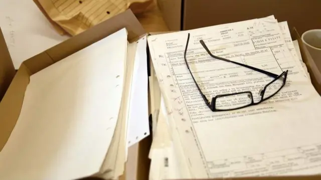 Expedientes del caso de Teresa Thorling (Foto: Emma Lynch)