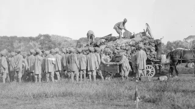 ਪਹਿਲੇ ਵਿਸ਼ਵ ਯੁੱਧ ਦੌਰਾਨ ਬ੍ਰਿਟਿਸ਼ ਫ਼ੌਜ ਵਿੱਚ ਇੱਕ ਸਿੱਖ ਦਸਤਾ ਬਾਰੇ ਇੱਕ ਪੋਸਟਕਾਰਡ