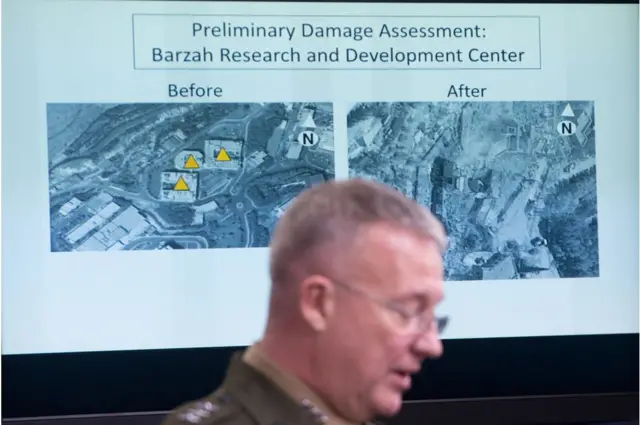 సిరియాలో దాడి తీవ్రతను చూపుతున్న పటం