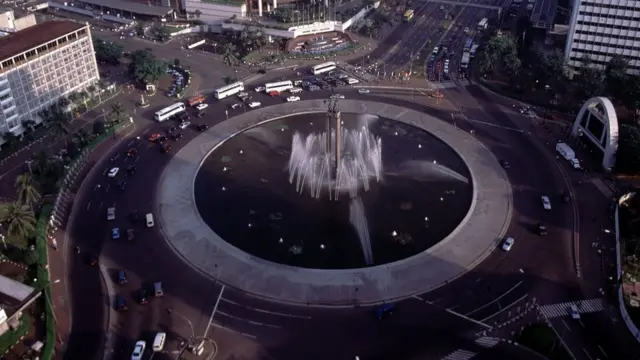 Bundaran HI, Jakarta Pusat, tahun 1998