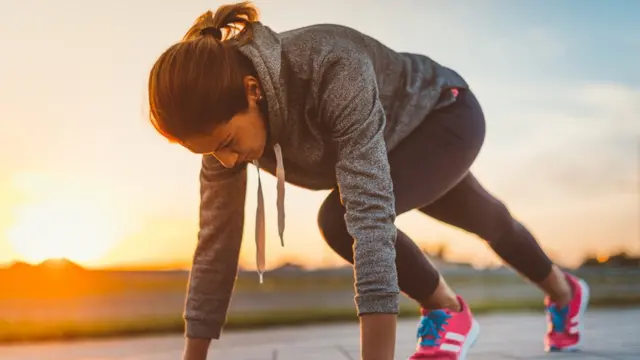 Mujer corriendo