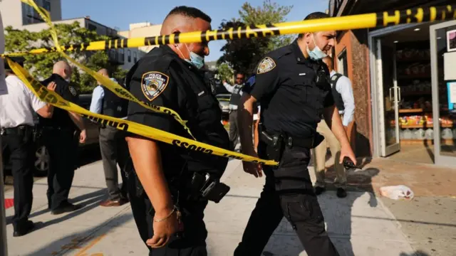 Policías en Nueva York