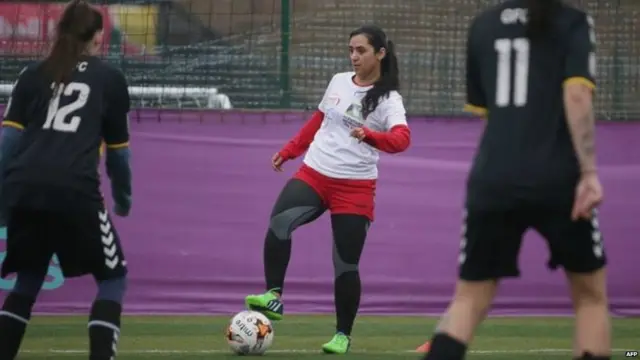 ਮਹਿਲਾ ਫੁੱਟਬਾਲ ਟੀਮ ਦੀਆਂ ਖਿਡਾਰਨਾਂ