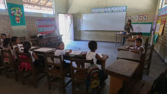 Escola em reserva extrativista