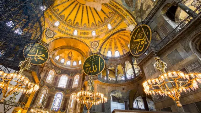 Inside Hagia Sophia