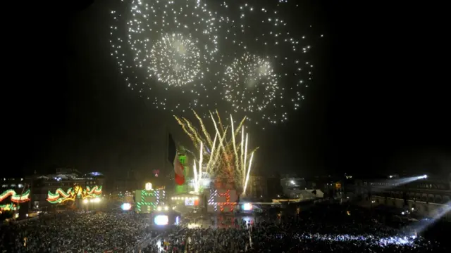 Fiesta de independencia en México.