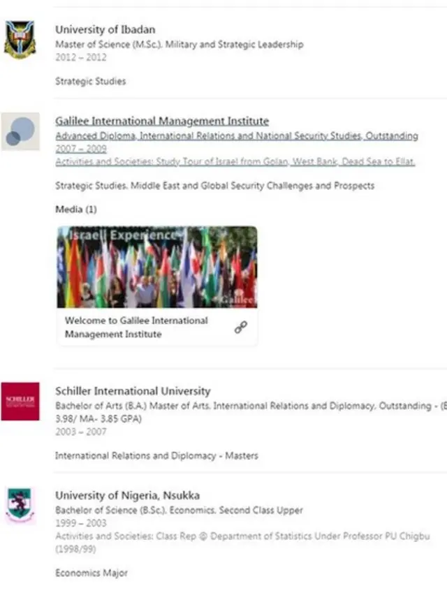 Education profile for Kunle Olawunmi