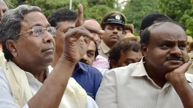 सिद्धारमैया और एचडी कुमारस्वामी