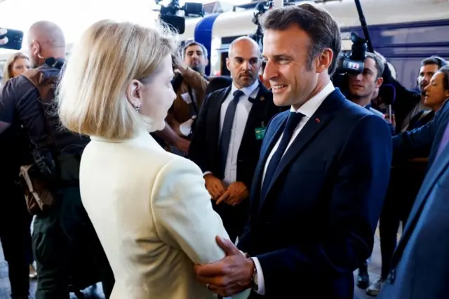 З українського боку гостей вітала віцепрем'єрка з питань європейської та євроатлантичної інтеграції Ольга Стефанішина