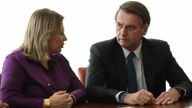 Joice Hasselmann e Jair Bolsonaro