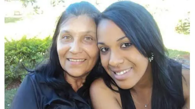 Joana Arcelina De Freitas e a filha, Rayssa