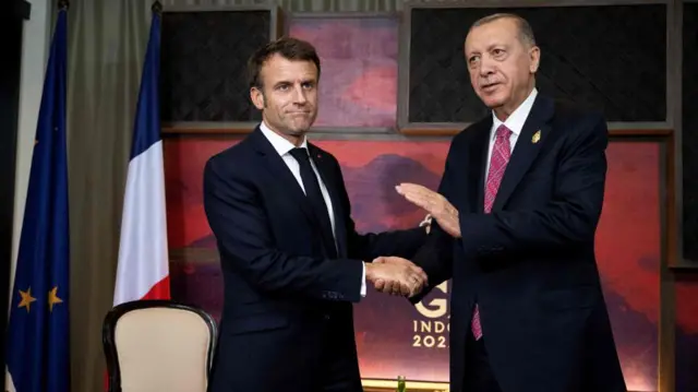 macron ve erdoğan