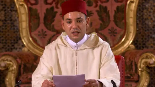 الملك محمد السادس في خطاب تولي العرش عام 1999