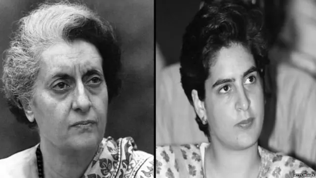 इंदिरा और प्रियंका