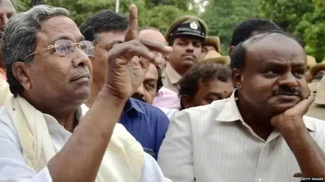 कुमारस्वामी आणि सिद्धरामय्या