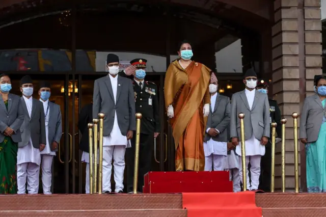 सङ्घीय संसद्‌मा राष्ट्रपति भण्डारी