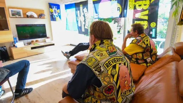 Фанаты дортмундской "Боруссии"