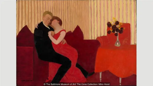 《谎言》（The Lie），1897，费利克斯·瓦洛顿。