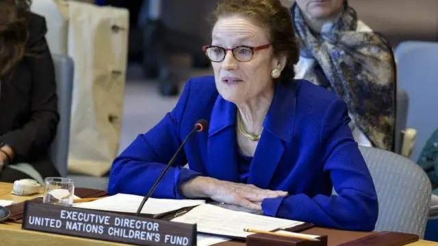 የተመድ የሕጻናት አድን ድርጅት (ዩኒሴፍ) ዋና ዳይሬክተር ሄንሪኢታ ፎር