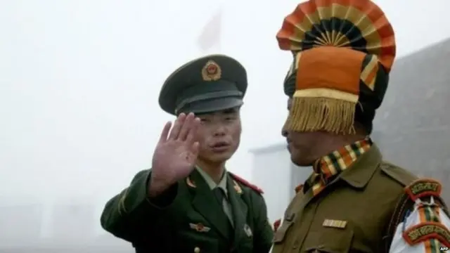 भारत और चीन के सैनिक