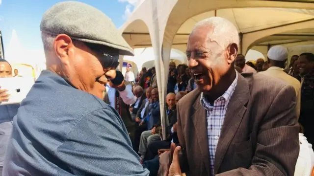 ነባር ተጋዳላይ ተወልደ ወልደማርያምን ኣቦይ ስብሓት ነጋን