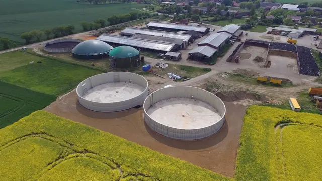 Фабрики, перерабатывающие навоз. Германия, 2016 год.