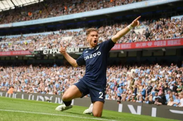 Matty Cash celebrate