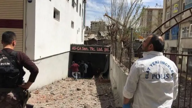 Diyarbakır'da bir bina