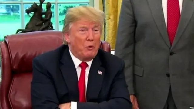 ਟਰੰਪ ਨੇ ਕਿਹਾ ਹੈ ਕਿ ਉਹ ਆਪਣੇ ਮਾਪਿਆਂ ਤੋਂ ਵੱਖ ਹੋਏ ਬੱਚਿਆਂ ਦੀਆਂ ਤਸਵੀਰਾਂ ਦੇਖ ਕੇ ਪਿਘਲ ਗਏ