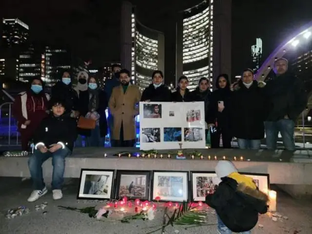 کاناډا کې هم د افغانستان وروستیو بریدونو پر ضد احتجاج شوی