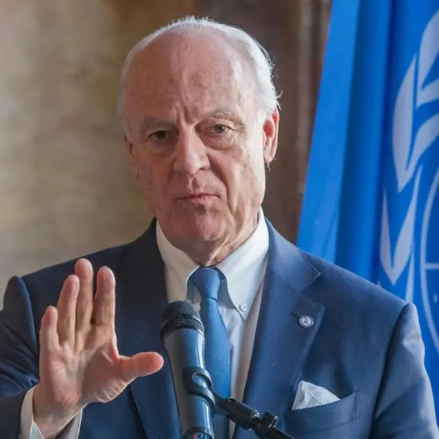 Staffan de Mistura, enviado especial de Naciones Unidas para Siria.