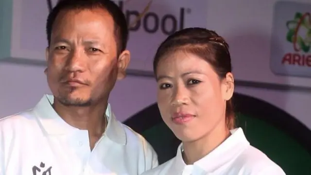 मेरी कॉम और उनके पति के.ऑनलर