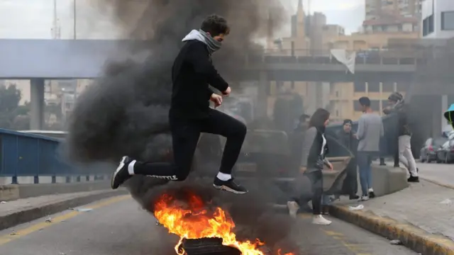 المظاهرات في لبنان