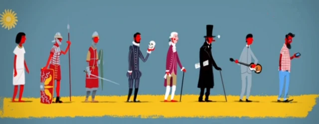 Animación sobre evolución del hombre hecha por Cognitive para BBC 4