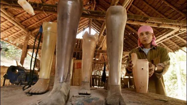 ကရင်ပြည်နယ်က ခြေတုလုပ်တု လုပ်ငန်းခွင်တစ်နေရာ