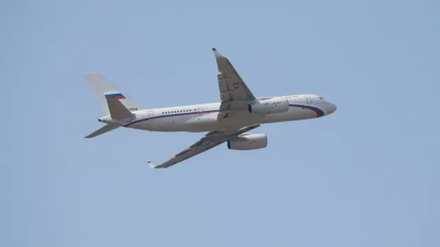 российский самолет вылетел из аэропорта "Борисполь"