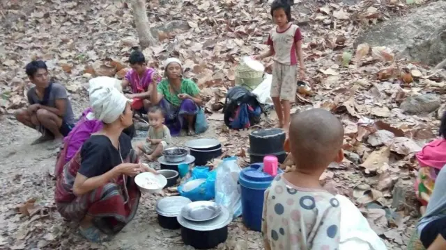 Karen humanitarian group handout