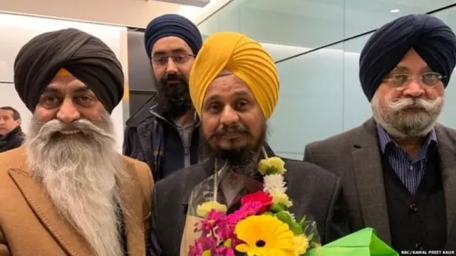 ਜਥੇਦਾਰ ਹਰਪ੍ਰੀਤ ਸਿੰਘ ਹੀਥਰੋ ਹਵਾਈ ਅੱਡੇ 'ਤੇ ਪਹੁੰਚਣ ਸਮੇਂ