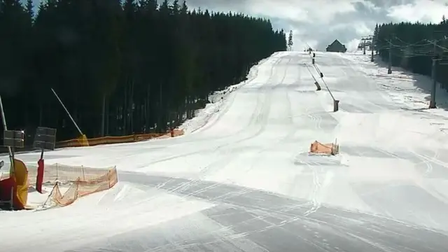 Скріншот з вебкамери курорту