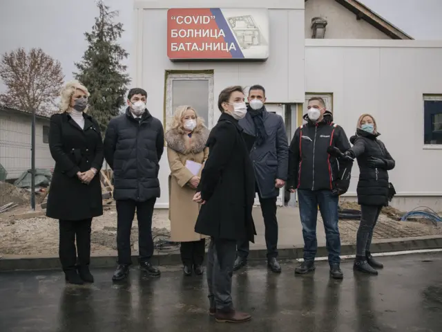 Otvaranje kovid bolnice u Batajnici