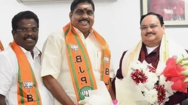 நாராயணசாமி vs நமச்சிவாயம்: பாஜகவில் சேர்ந்த புதுச்சேரி காங்கிரஸ் முன்னாள் தலைவர்