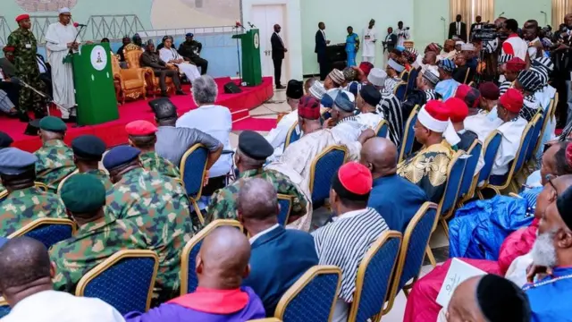 Buhari n ba awọn eeyan ipinlẹ Benue sọrọ