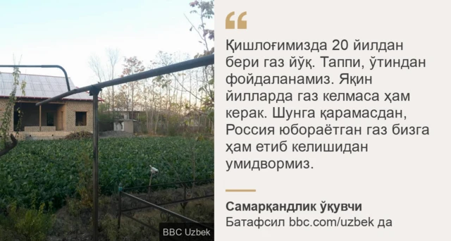 Самарқандлик ўқувчидан иқтибос