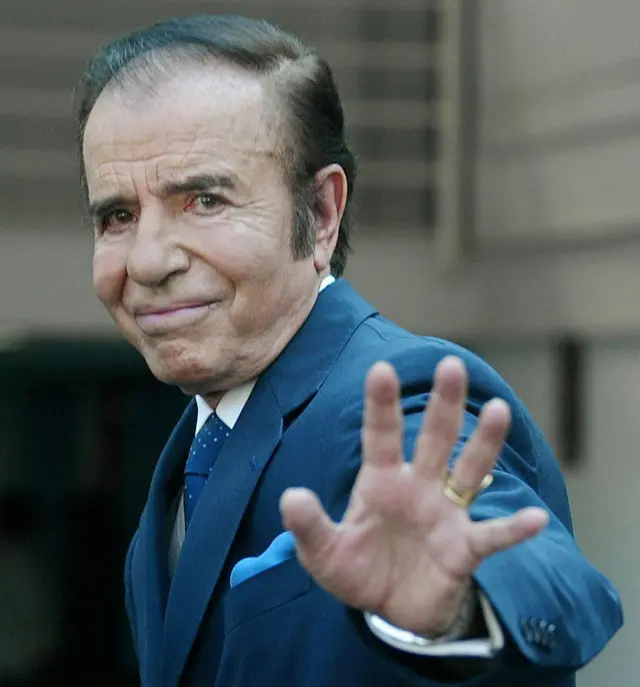 Expresidente argentino Carlos Menem