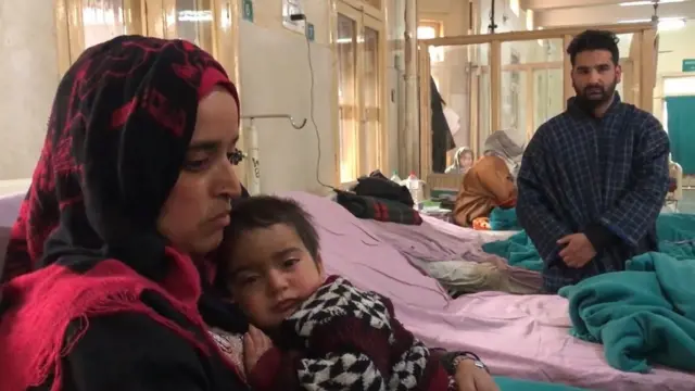 حبا نثار، چھروں کا شکار کشمیری بچی