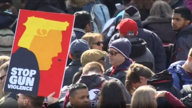 pipo gather for "March For Our Lives" protest for America on 24 March 2018.