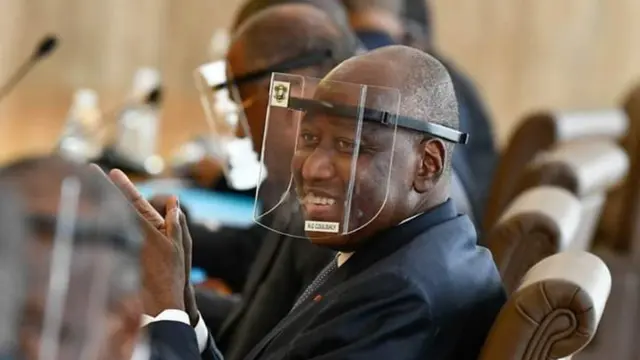 Amadou Gon Coulibaly ce matin pendant le conseil des ministres