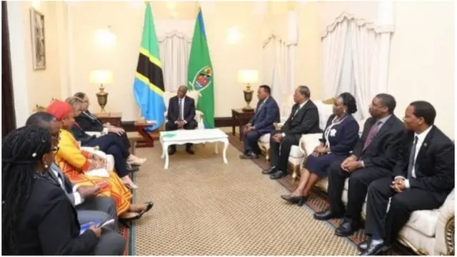 Rais Magufuli na Makamu wa Rais wa Benki ya Dunia Dkt Hafez Ghanem walifanya mazungumzo Ikulu, Dar es Salaam